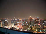 スカイビル空中庭園展望台からの夜景